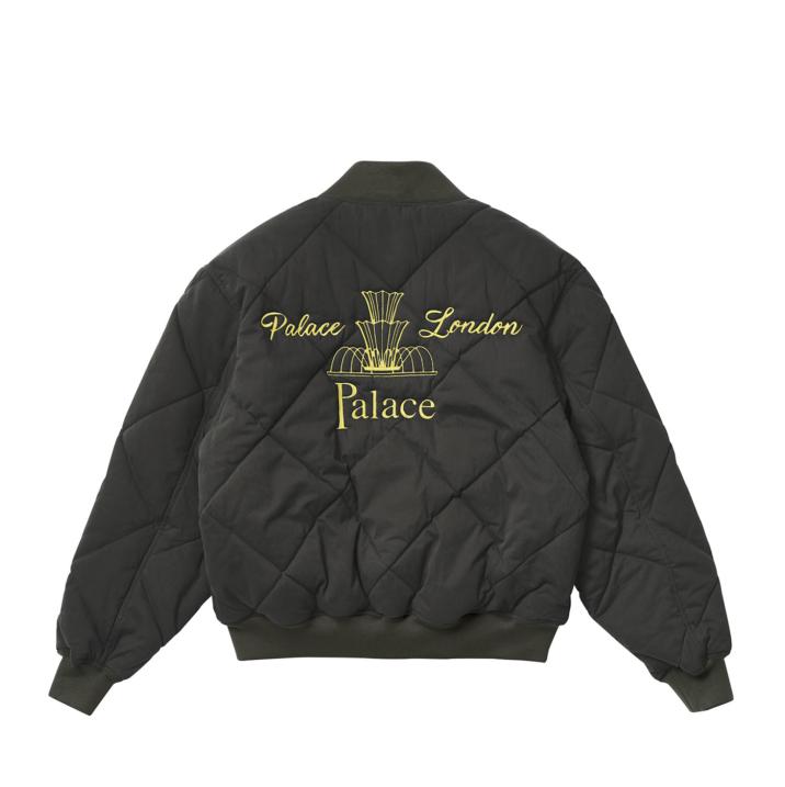 Thumbnail PALACE LONDON DIAMOND BOMBER BLACK one color