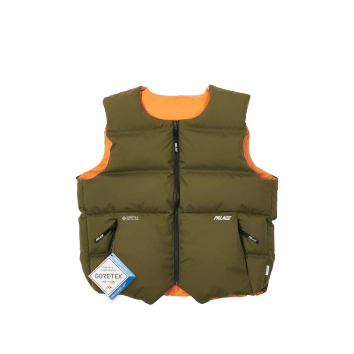 Thumbnail GORE-TEX INFINIUM REVERSO DOWN VEST OLIVE / ORANGE one color