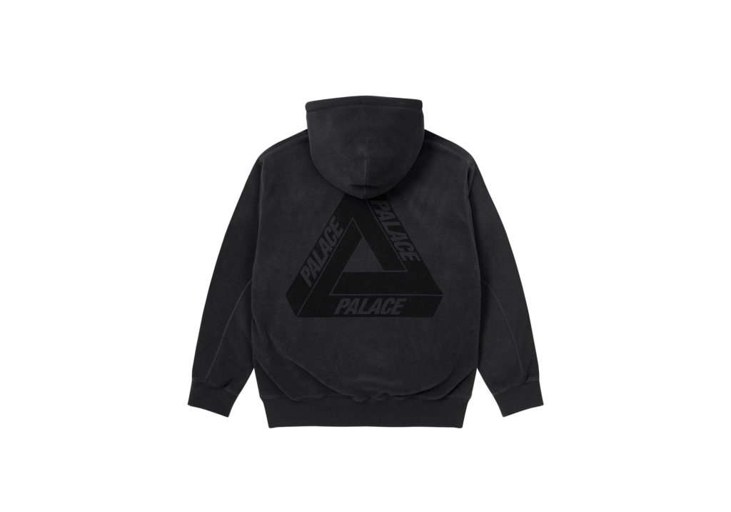 Polartec Lazer Hood Black - Spring 2022 - Palace Community