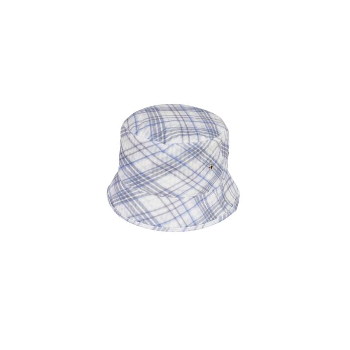 Thumbnail WARP CHECK BUCKET HAT BLUE one color