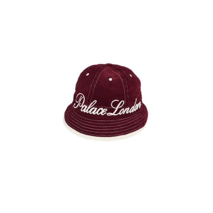 Thumbnail CHAIN STITCH BELL BUCKET HAT BURGUNDY one color