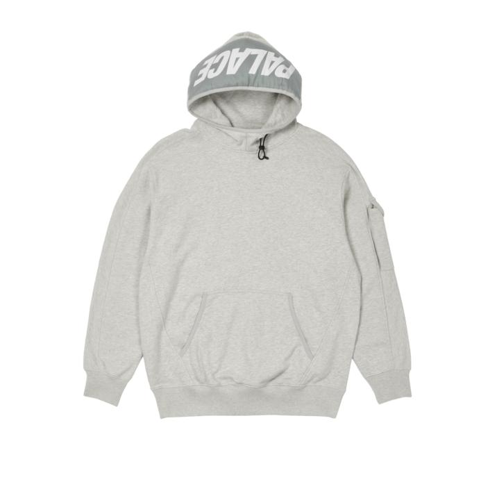 Thumbnail GIANT WOVEN LABEL HOOD GREY MARL one color