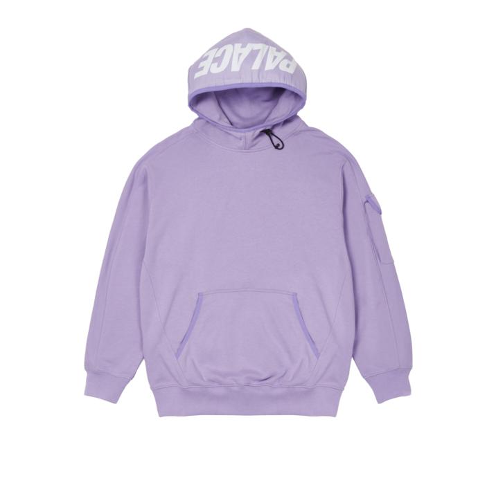 Thumbnail GIANT WOVEN LABEL HOOD LILAC one color