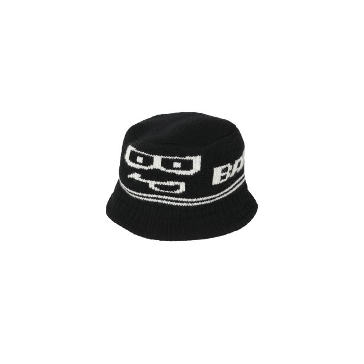 Thumbnail PALACE BADDEST KNITTED BUCKET HAT BLACK one color