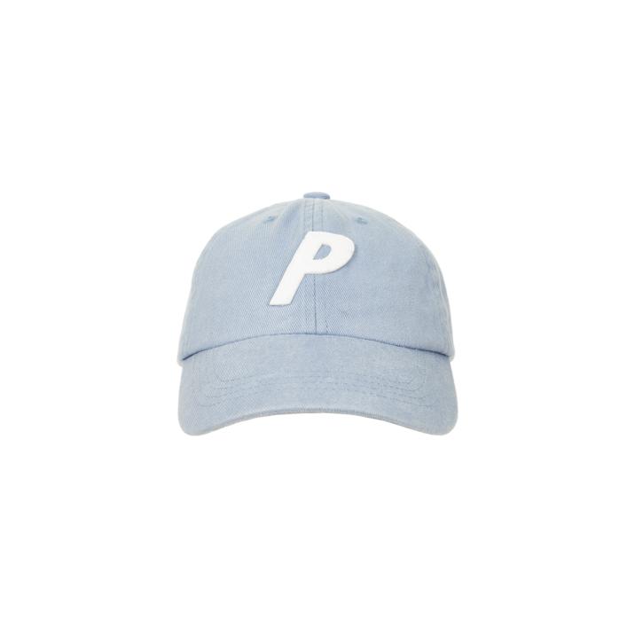 Thumbnail WASHED TWILL P 6-PANEL LIGHT BLUE one color