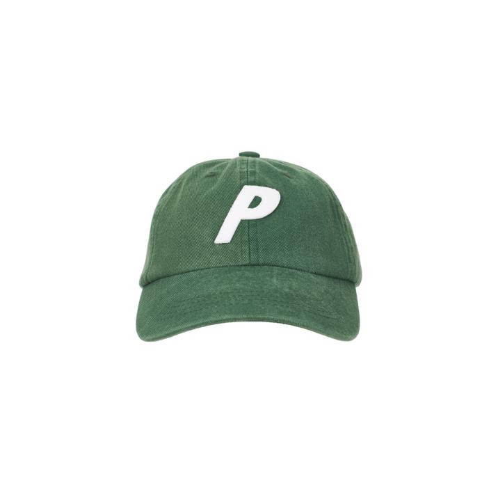 Thumbnail WASHED TWILL P 6-PANEL GREEN one color