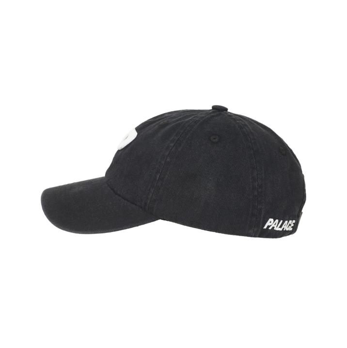 Thumbnail WASHED TWILL P 6-PANEL BLACK one color