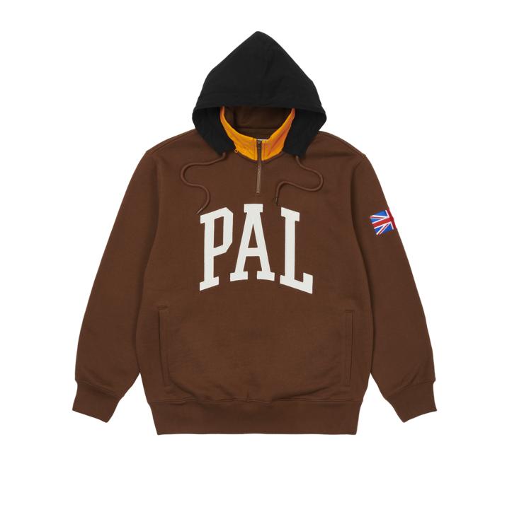 Thumbnail PAL GB 1/4 ZIP BROWN one color