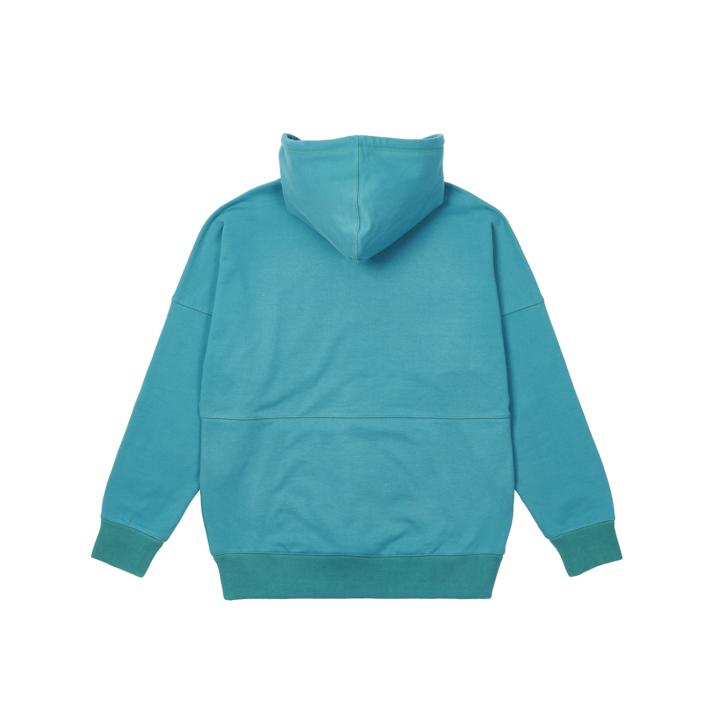 Thumbnail SPACED LOGO DROP SHOULDER HOOD TEAL one color