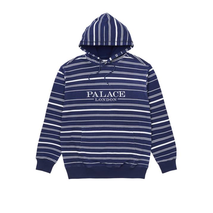 Thumbnail PRINTED STRIPE HOOD NAVY one color