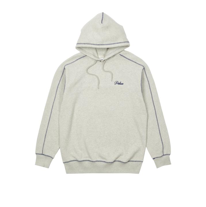 Thumbnail CHAIN STITCH HOOD GREY MARL one color