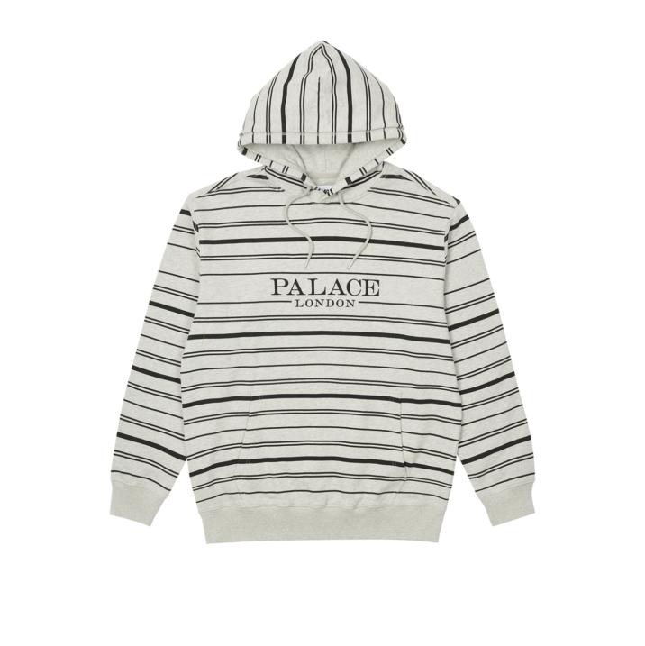 Thumbnail PRINTED STRIPE HOOD GREY MARL one color