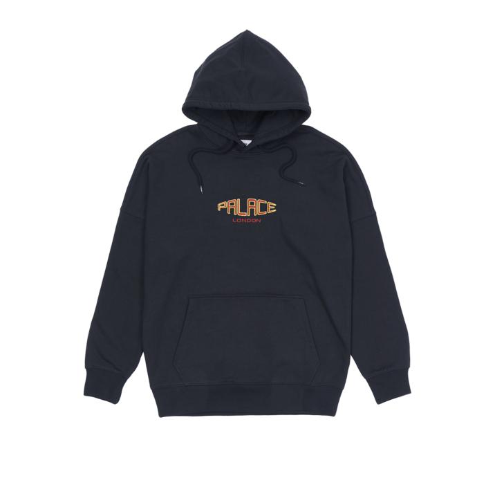 Thumbnail SPACED LOGO DROP SHOULDER HOOD NAVY one color