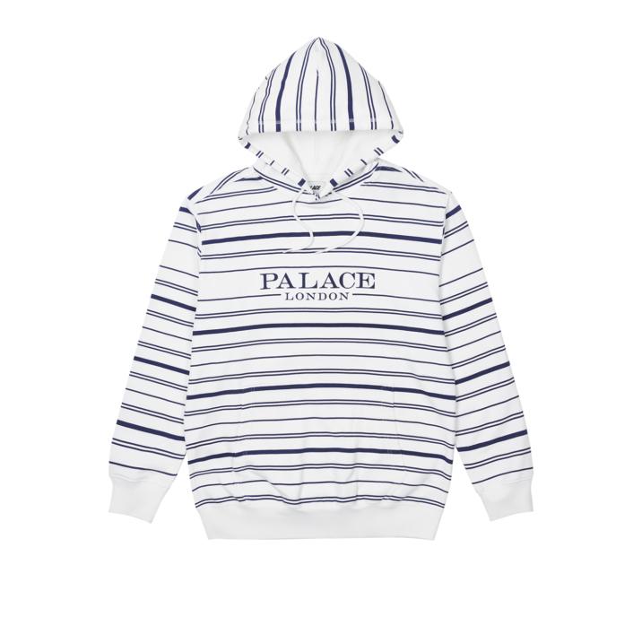 Thumbnail PRINTED STRIPE HOOD WHITE one color