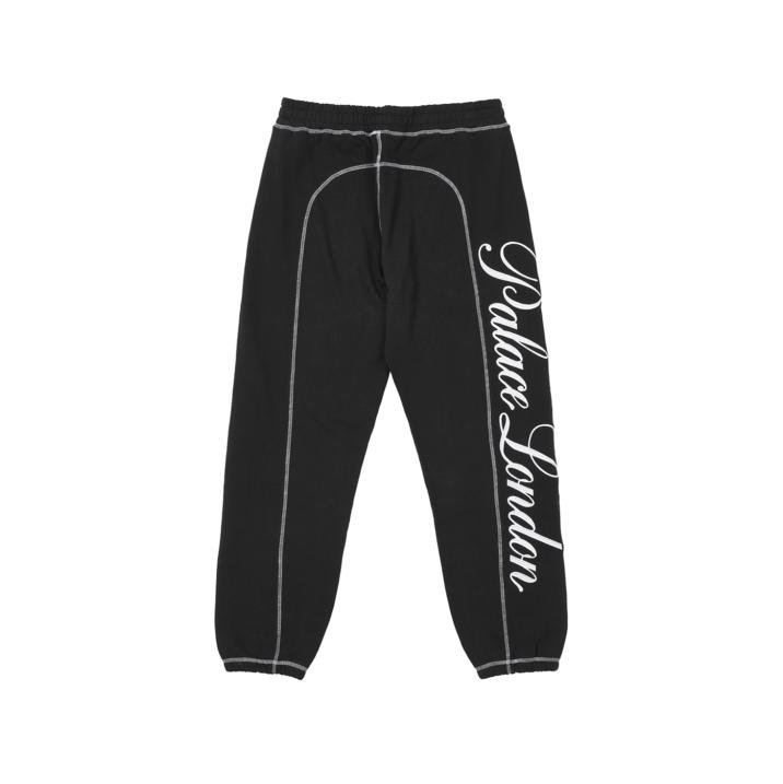 Thumbnail CHAIN STITCH JOGGERS BLACK one color