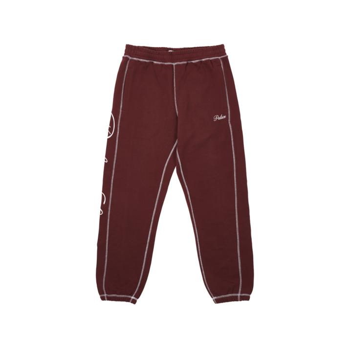 Thumbnail CHAIN STITCH JOGGERS CHERRY one color