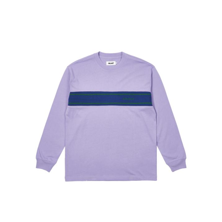 Thumbnail KNIT BLOCK LONGSLEEVE VIOLET one color