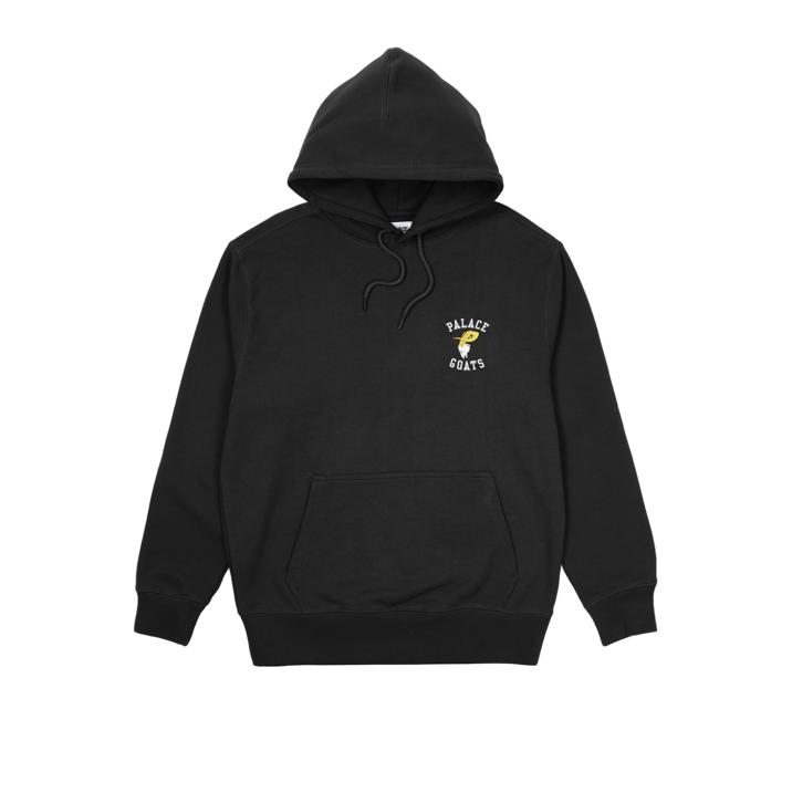 Thumbnail PALACE GOATS HOOD BLACK one color