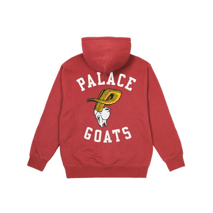 Thumbnail PALACE GOATS HOOD RED one color