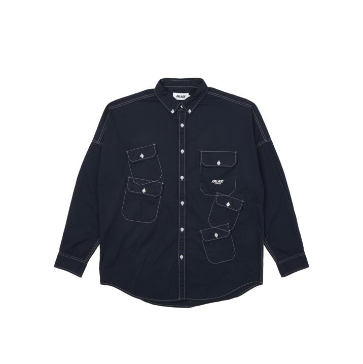 Thumbnail MULTI POCKET SHIRT NAVY one color