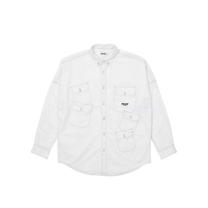 Thumbnail MULTI POCKET SHIRT WHITE one color