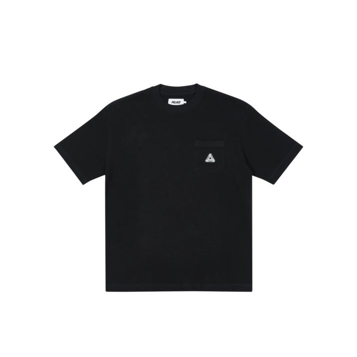 Thumbnail WAFFLE OVERLOCK T-SHIRT BLACK one color