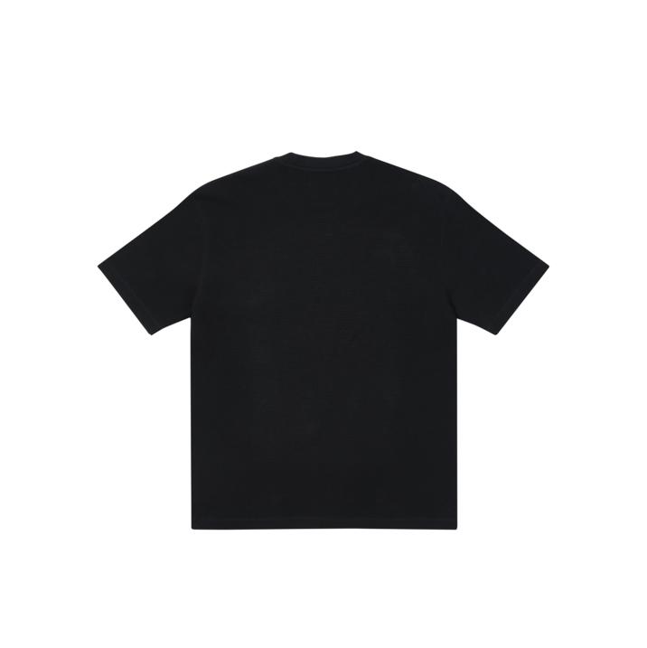 Thumbnail WAFFLE OVERLOCK T-SHIRT BLACK one color