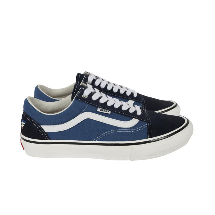 Palace Vans Skate Old Skool Navy / White - Spring 2022 - Palace