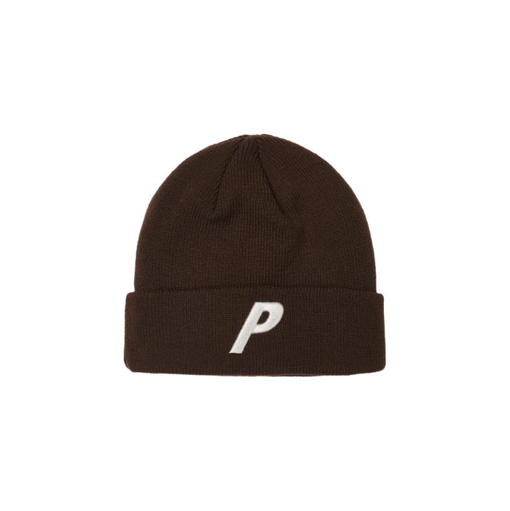 Thumbnail 3D P BEANIE BROWN one color