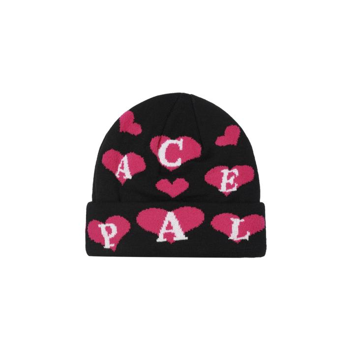 Thumbnail LOVE ME JACQUARD BEANIE BLACK one color