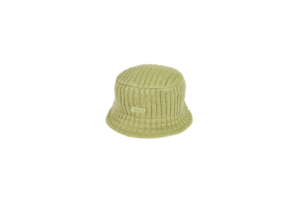 Knitted Bucket Hat Green - Spring 2022 - Palace Community