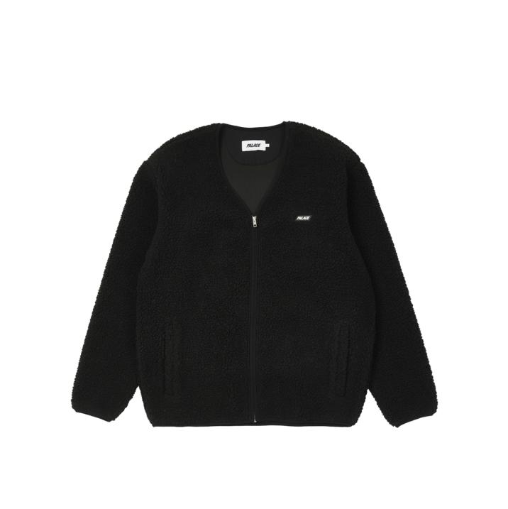 Thumbnail SHEARLING CARDIGAN BLACK one color