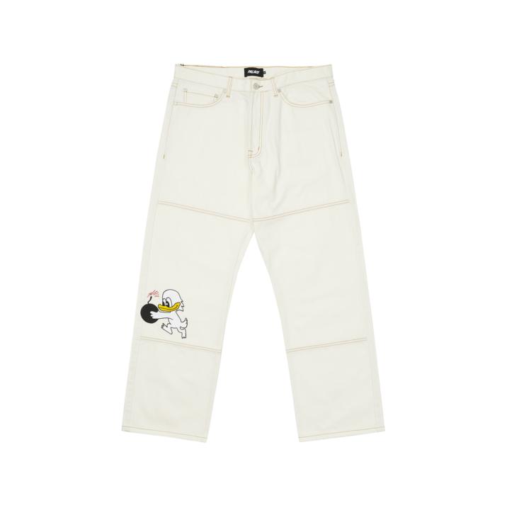 Thumbnail DUCK BOMB PANEL JEANS WHITE one color