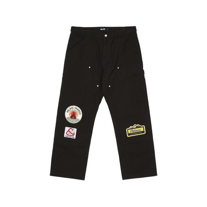 Thumbnail BADGE WORK TROUSER BLACK one color