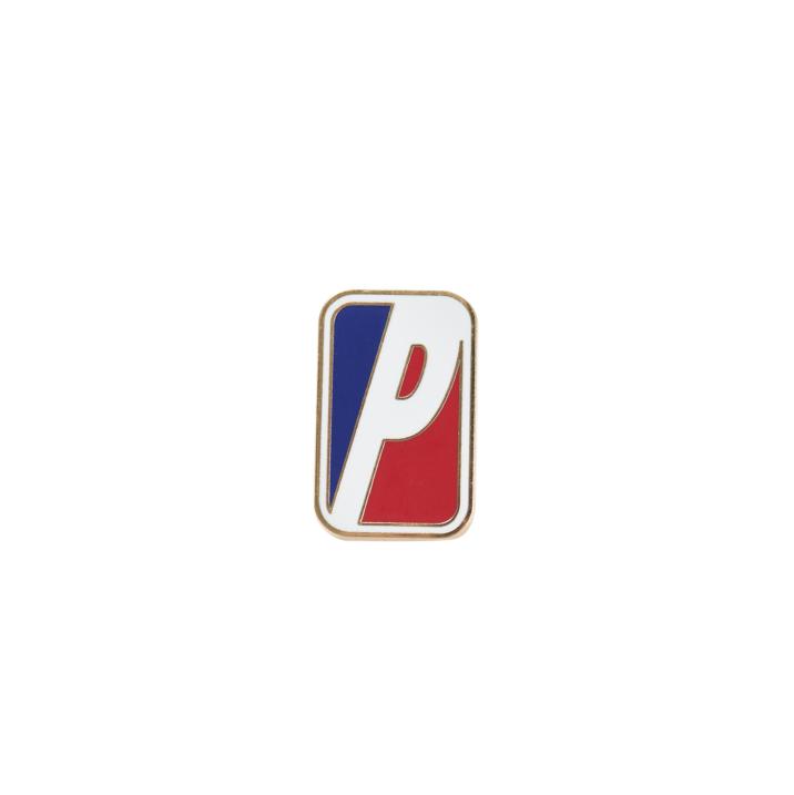 SPORT PIN BADGE RED / BLUE one color