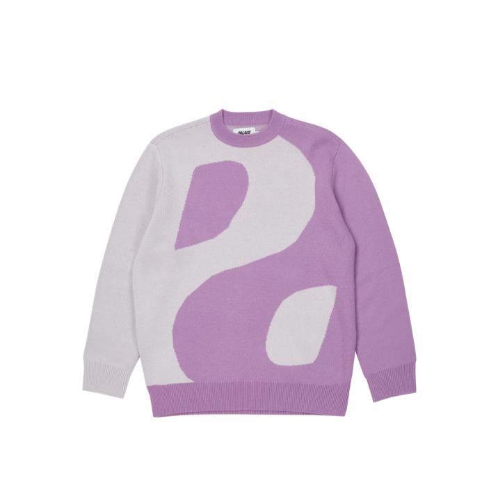 Thumbnail YIN YANG KNIT PURPLE TONAL one color