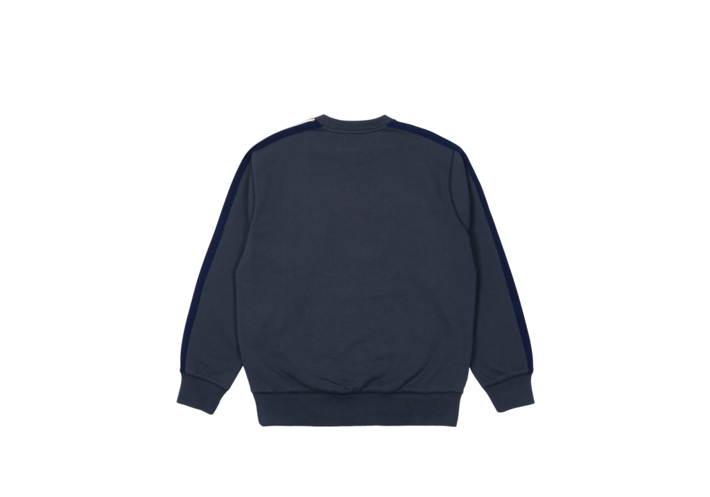 Flag Stripe Crew Navy - Spring 2022 - Palace Community