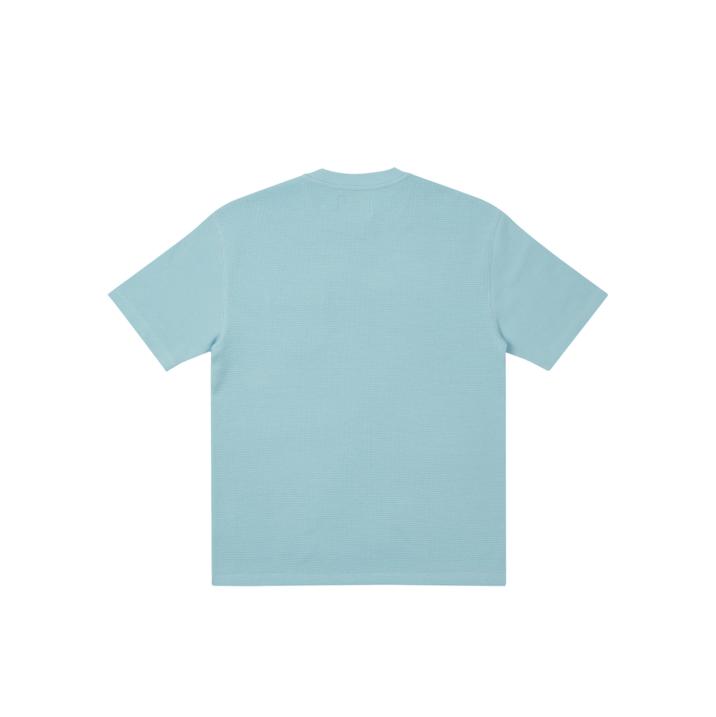 Thumbnail WAFFLE OVERLOCK T-SHIRT LIGHT BLUE one color