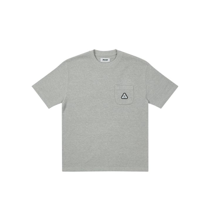 Thumbnail WAFFLE OVERLOCK T-SHIRT GREY MARL one color