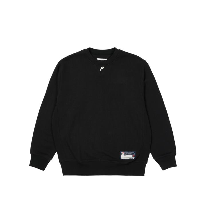 Thumbnail P NECK CREW BLACK one color