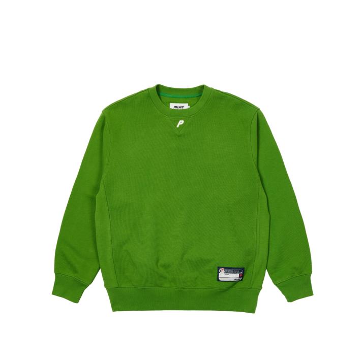 Thumbnail P NECK CREW DARK GREEN one color