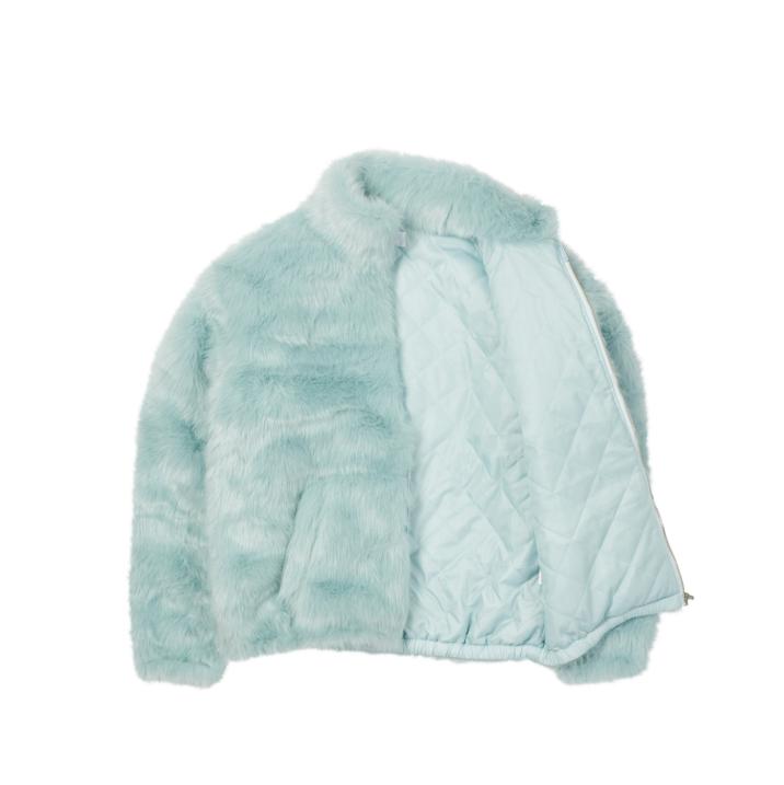 Thumbnail FAUX FUR JACKET ICEY BLUE one color