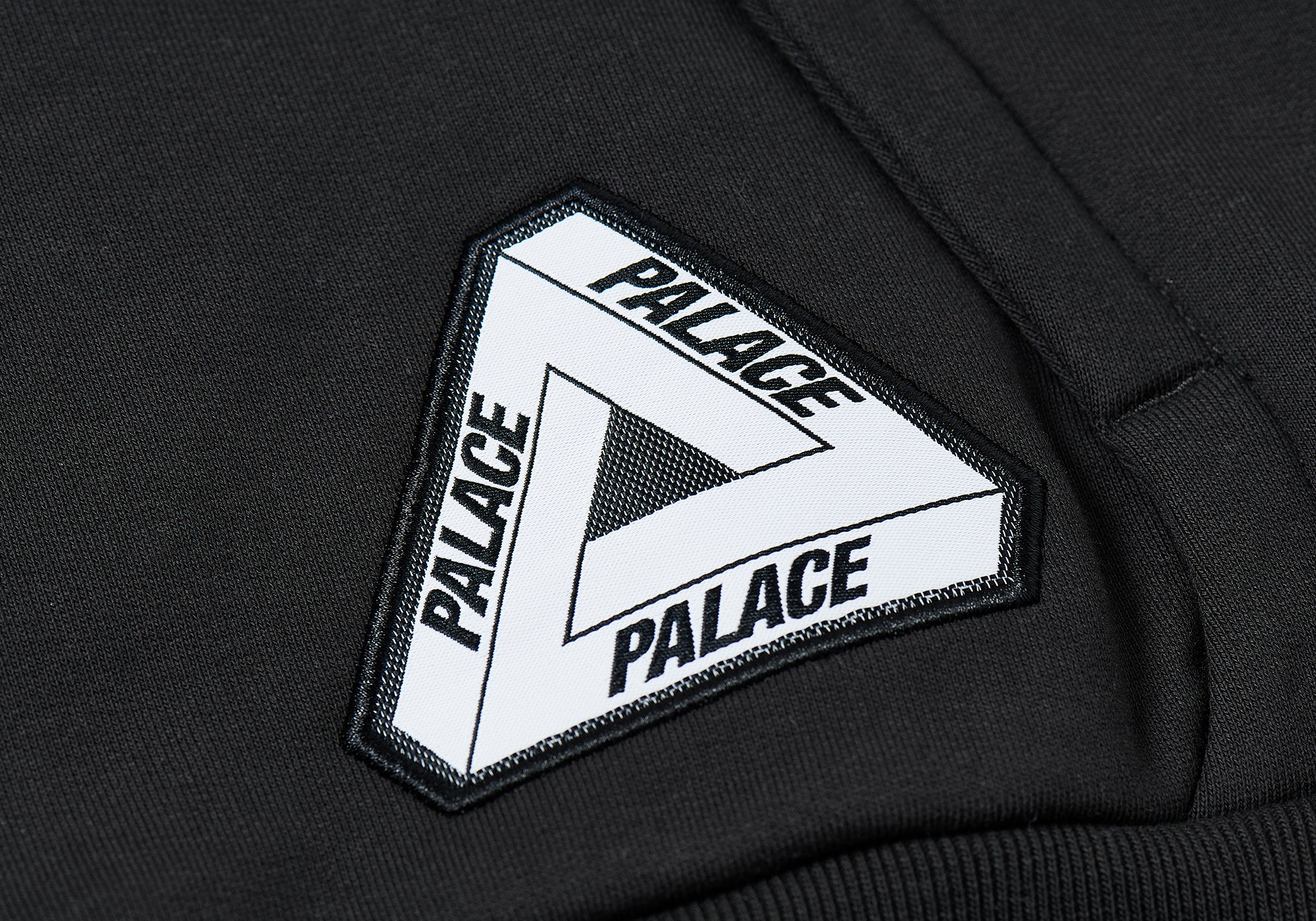 Palace Tri-Smiler Hood Black