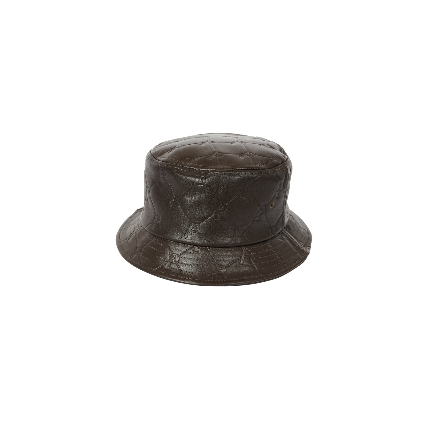 Thumbnail PAL-M-GRAM LEATHER BUCKET HAT BROWN one color