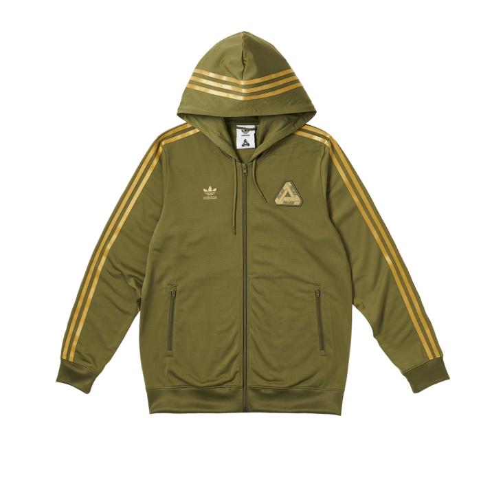 Thumbnail ADIDAS PALACE HOODED FIREBIRD TRACK TOP OLIVE one color