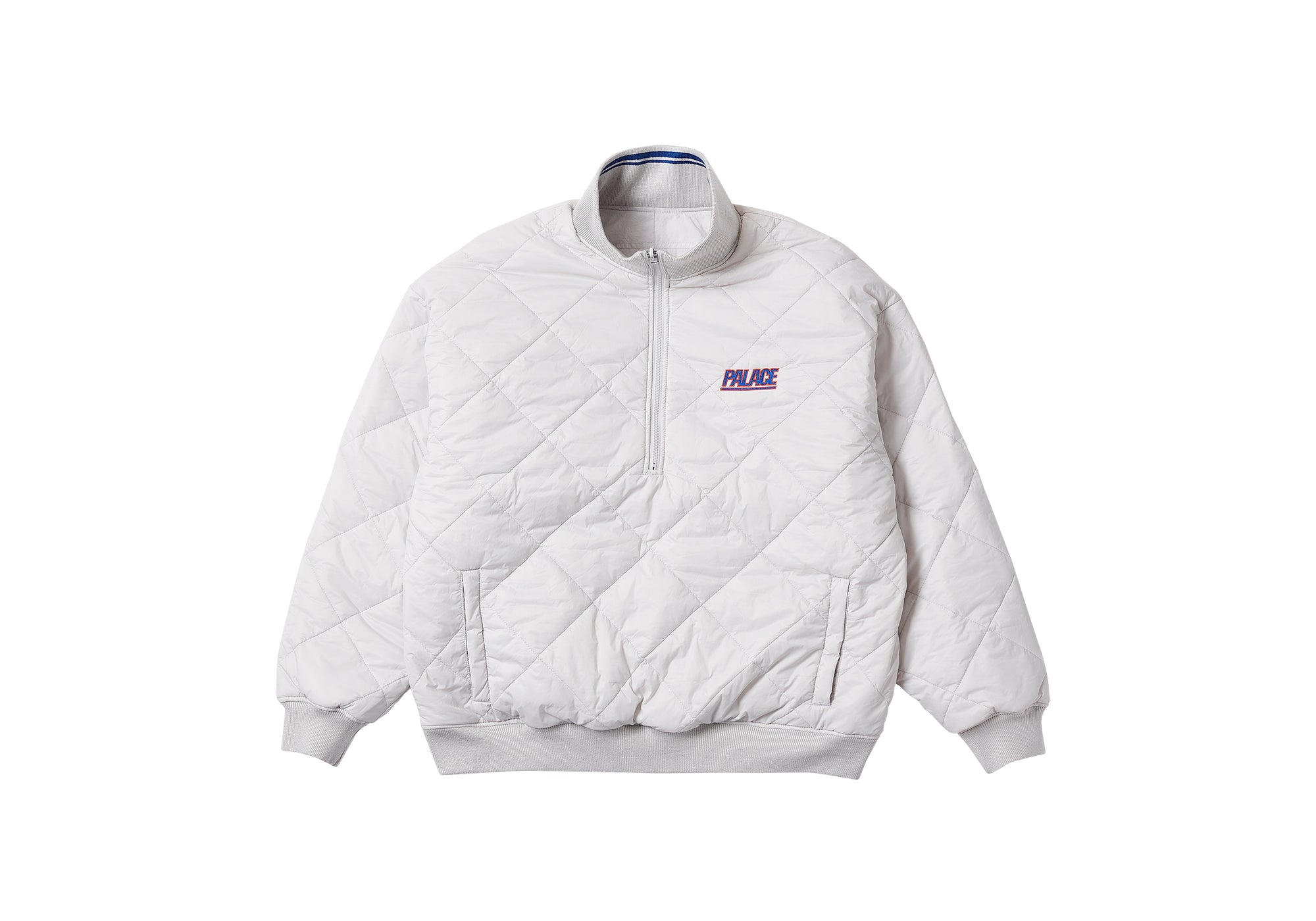 Reversible Quilted Sports Bomber Grey - Spring 2023 - Palace Community