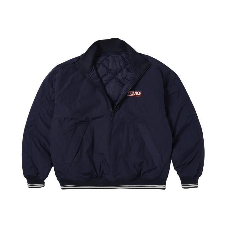 Reversible Quilted Sports Bomber Navy - Spring 2023 - Palace Community