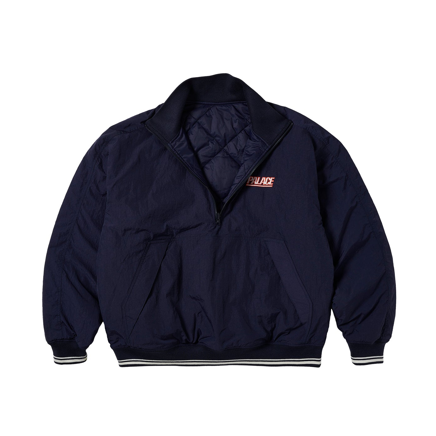 Thumbnail REVERSIBLE QUILTED SPORTS BOMBER NAVY one color