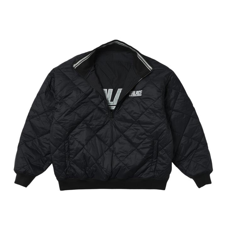Thumbnail REVERSIBLE QUILTED SPORTS BOMBER BLACK one color