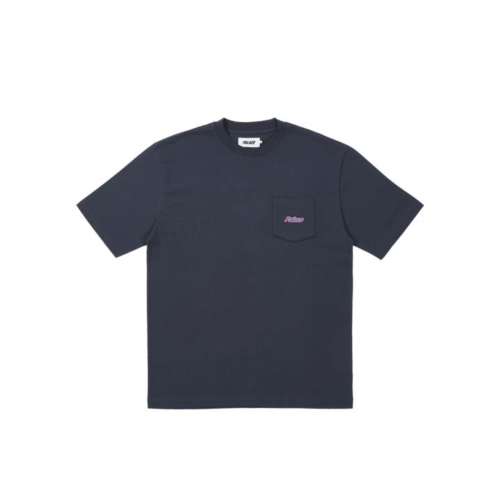 Thumbnail EMBROIDERED POCKET T-SHIRT NAVY one color